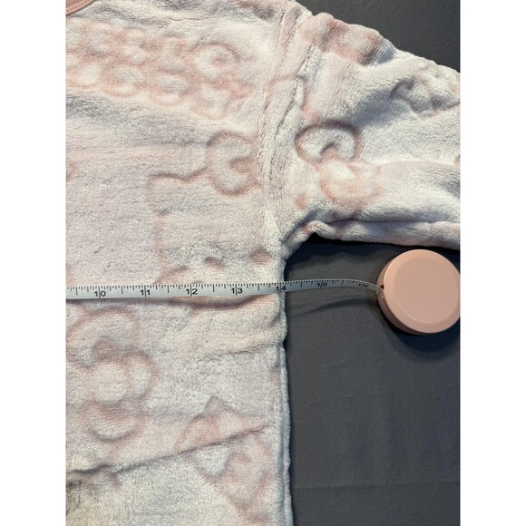 Hello Kitty Sweatshirt Girls Small 6 6X Pink Fuzzy Plush Pullover Top Cozy - Picture 4 of 7